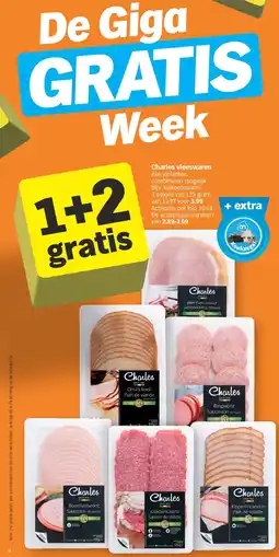 Albert Heijn Charles vleeswaren aanbieding