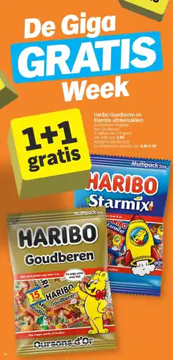 Albert Heijn Haribo Goudberen en Starmix uitdeelzakken aanbieding