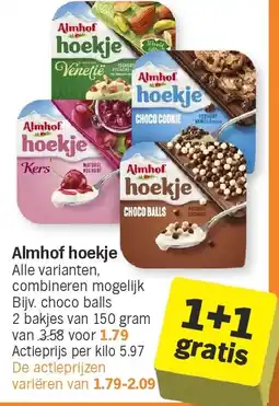 Albert Heijn Almhof hoekje aanbieding
