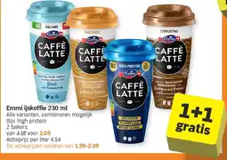 Albert Heijn Emmi ijskoffie 230 ml aanbieding