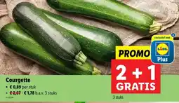 Lidl Courgette aanbieding