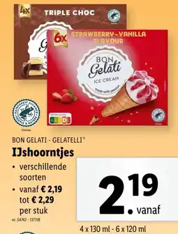 Lidl IJshoorntjes aanbieding