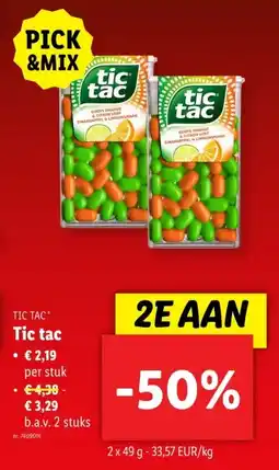 Lidl TIC TAC* Tic tac aanbieding