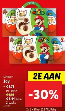 Lidl KINDER Joy aanbieding