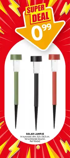 Trafic Solar lampje aanbieding