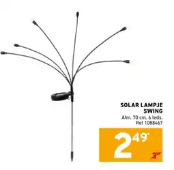 Trafic Solar lampje swing aanbieding