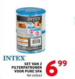 Trafic Intex set van 2 filterpatronen voor pure spa aanbieding