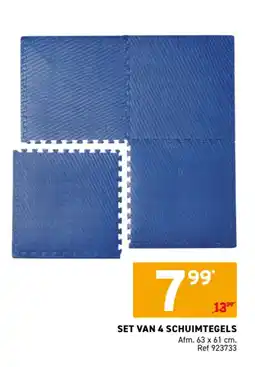 Trafic Set van 4 schuimtegels aanbieding