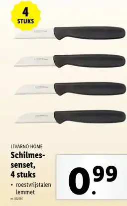 Lidl LIVARNO HOME Schilmes- senset, 4 stuks aanbieding