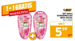 Trafic Set van 4 scheermesjes miss soleil aanbieding
