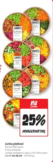 Jumbo Jumbo pokébowl aanbieding