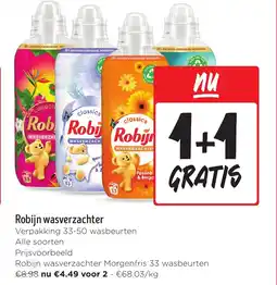 Jumbo Robijn wasverzachter aanbieding