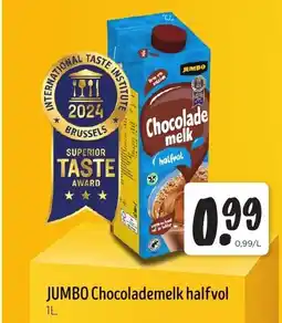 Jumbo Jumbo chocolademelk halfvol aanbieding