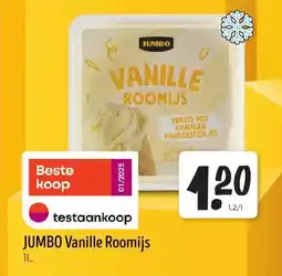 Jumbo Jumbo vanille roomijs aanbieding