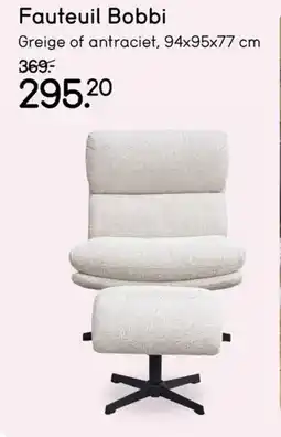 Leen Bakker Fauteuil Bobbi aanbieding