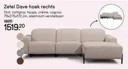 Leen Bakker Zetel Dave hoek rechts aanbieding