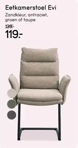 Leen Bakker Eetkamerstoel Evi aanbieding