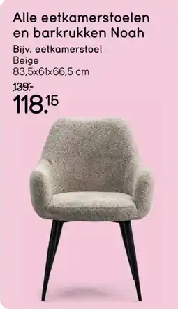 Alle eetkamerstoelen en barkrukken Noah