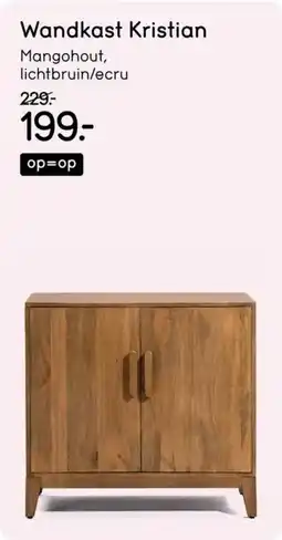 Leen Bakker Wandkast Kristian aanbieding