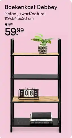 Leen Bakker Boekenkast Debbey aanbieding