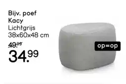 Leen Bakker Poef kacy aanbieding