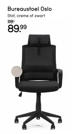 Leen Bakker Bureaustoel Oslo aanbieding