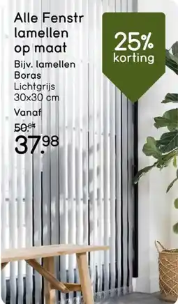 Leen Bakker Alle fenstr lamellen op maat aanbieding