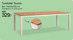 Leen Bakker Tuintafel Toulon aanbieding
