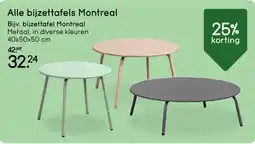 Leen Bakker Alle bijzettafels Montreal aanbieding