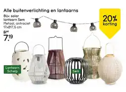 Leen Bakker Alle buitenverlichting en lantaarns aanbieding
