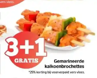 Spar Gemarineerde kalkoenbrochettes aanbieding