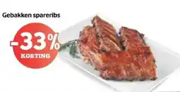 Spar Gebakken spareribs aanbieding