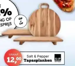 Spar Salt & Pepper Tapasplanken aanbieding