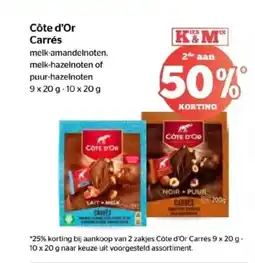 Spar Côte d'Or Carrés aanbieding