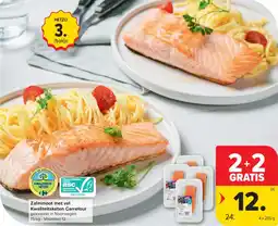 Carrefour Market Zalmmoot met vel kwaliteitsketen carrefour aanbieding