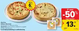 Carrefour Market Quiches Artisan Gourmet aanbieding