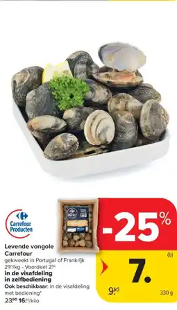 Carrefour Market Levende vongole Carrefour aanbieding