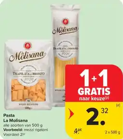 Carrefour Market Pasta La Molisana aanbieding