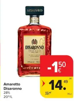 Carrefour Market Amaretto Disaronno aanbieding