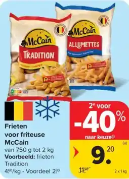 Carrefour Market Frieten voor friteuse McCain aanbieding