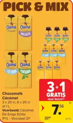 Carrefour Market Chocomelk Cécémel aanbieding