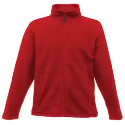 Decathlon Regatta Heren Plain Micro Fleece Full Zip Vest (Lite Laag) (Rood) aanbieding