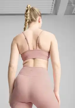 Decathlon MOVE CLOUDSPUN AOP beha voor dames PUMA Rose Quartz Pink aanbieding