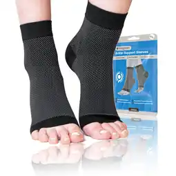 Decathlon Enkelverstuikingsbrace (2 paar) Enkelondersteunende mouwsokken aanbieding