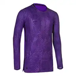 Decathlon Keepersshirt voor voetbal 900 paars aanbieding