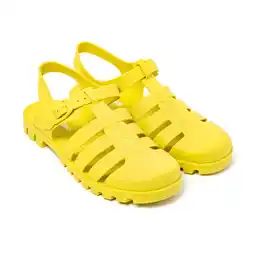 Decathlon Sandalen Strand Vrouwen geel Brasileras rubberzool aanbieding