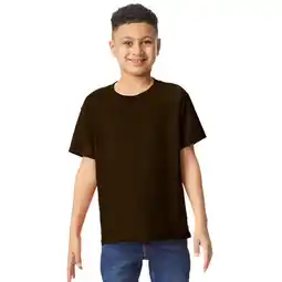Decathlon Kinder/Kinder Tshirt van zwaar katoen (Donkere chocolade) aanbieding