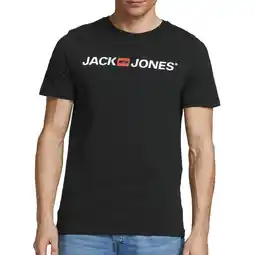 Decathlon Heren-T-Shirt met Korte Mouwen Jack & Jones 12137126 Zwart aanbieding
