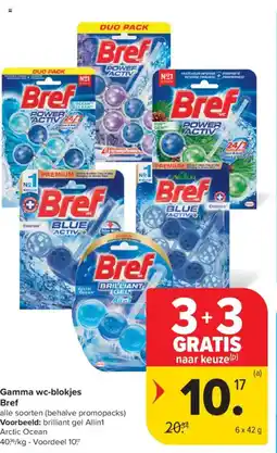 Carrefour Market Bref Gamma WC-blokjes aanbieding