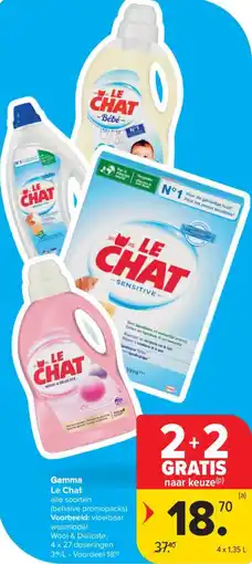 Carrefour Market Gamma Le Chat aanbieding